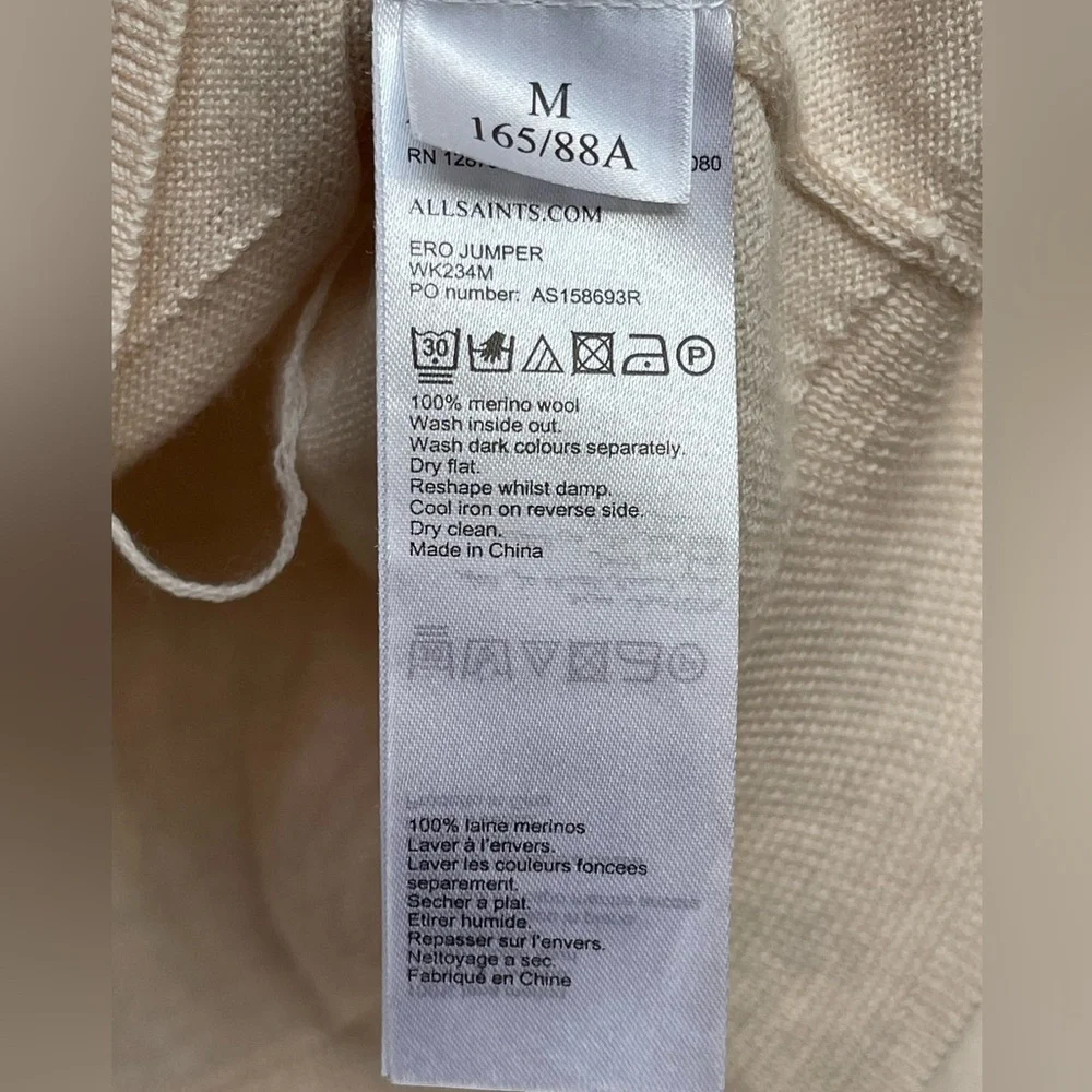 All Saints Eros Jumper Sweater | Sz M - Picture 9 of 10